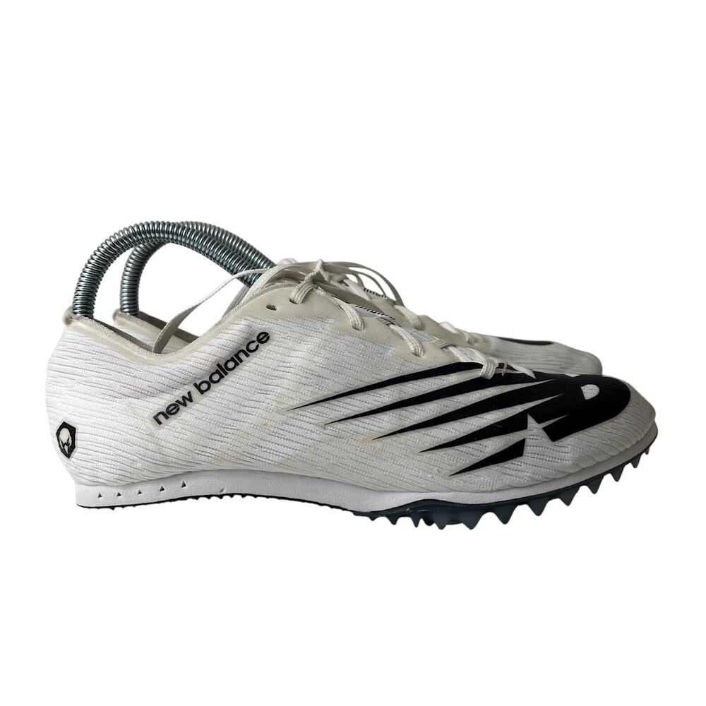 New Balance White and Black Men's Track Spikes